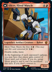 Magic | Slicer, Hired Muscle // Slicer, High-Speed Antagonist [Transformers] | The Nerd Merchant