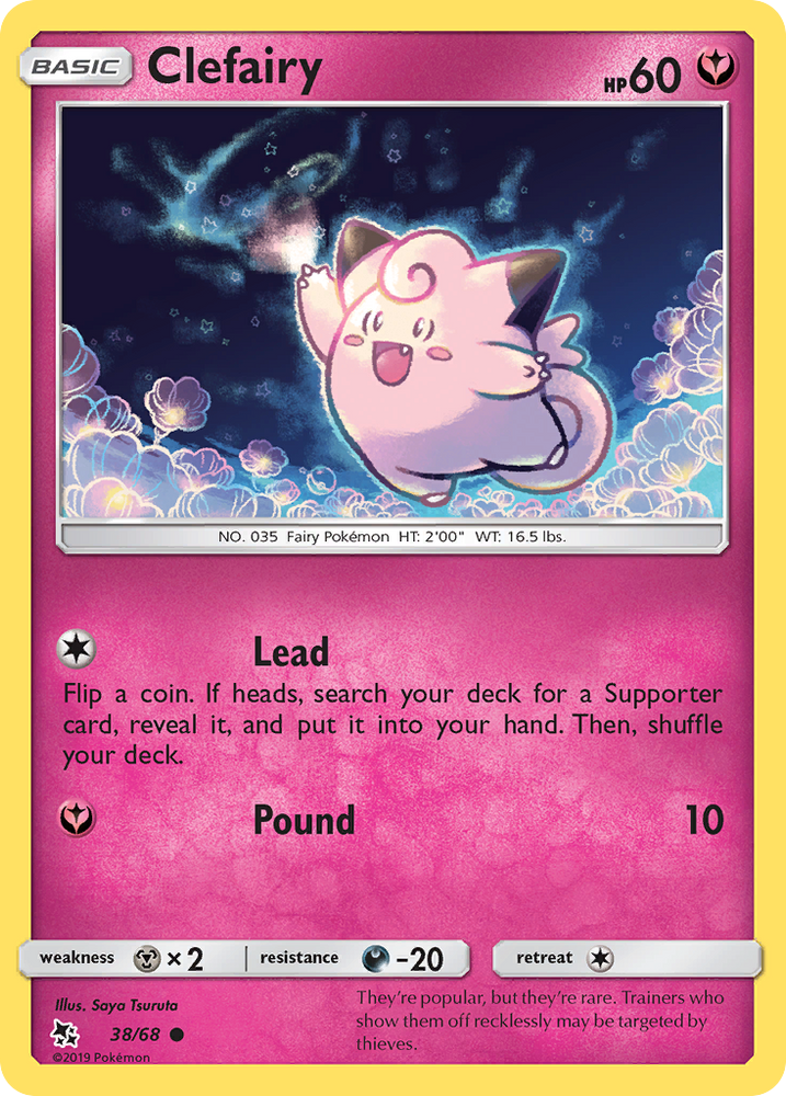Pokemon | Clefairy (38/68) [Sun & Moon: Hidden Fates] | The Nerd Merchant