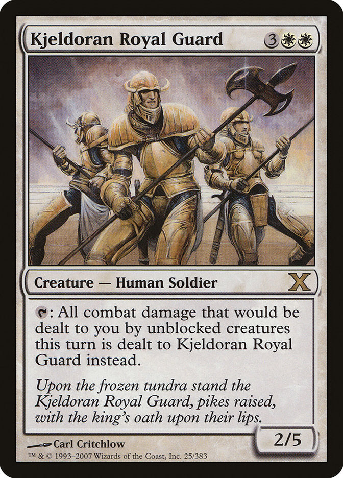 Magic | Kjeldoran Royal Guard [Tenth Edition] | The Nerd Merchant