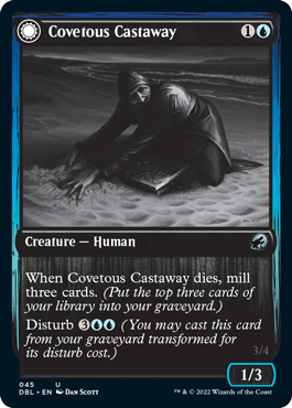 Magic | Covetous Castaway // Ghostly Castigator [Innistrad: Double Feature] | The Nerd Merchant