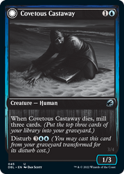 Magic | Covetous Castaway // Ghostly Castigator [Innistrad: Double Feature] | The Nerd Merchant