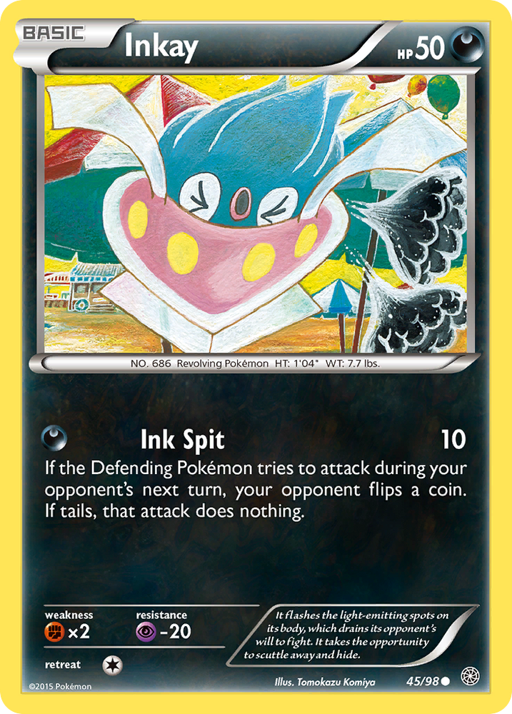 Pokemon | Inkay (45/98) [XY: Ancient Origins] | The Nerd Merchant