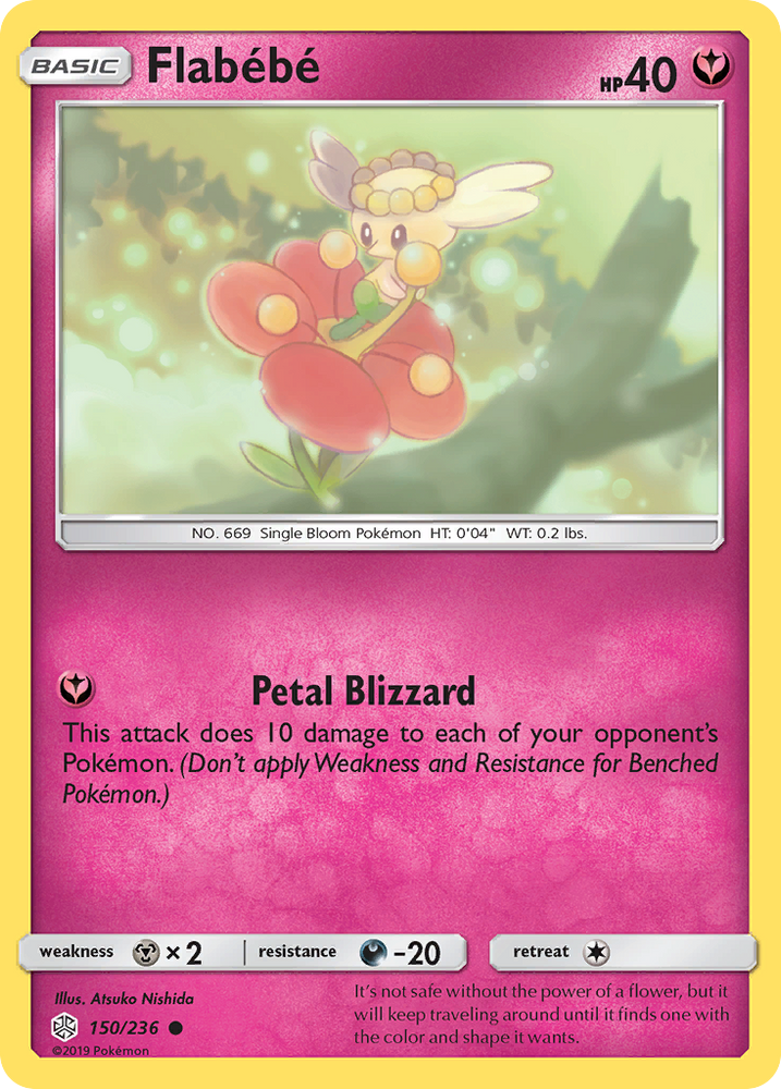Pokemon| Flabebe (150/236) [Sun & Moon: Cosmic Eclipse] | The Nerd Merchant