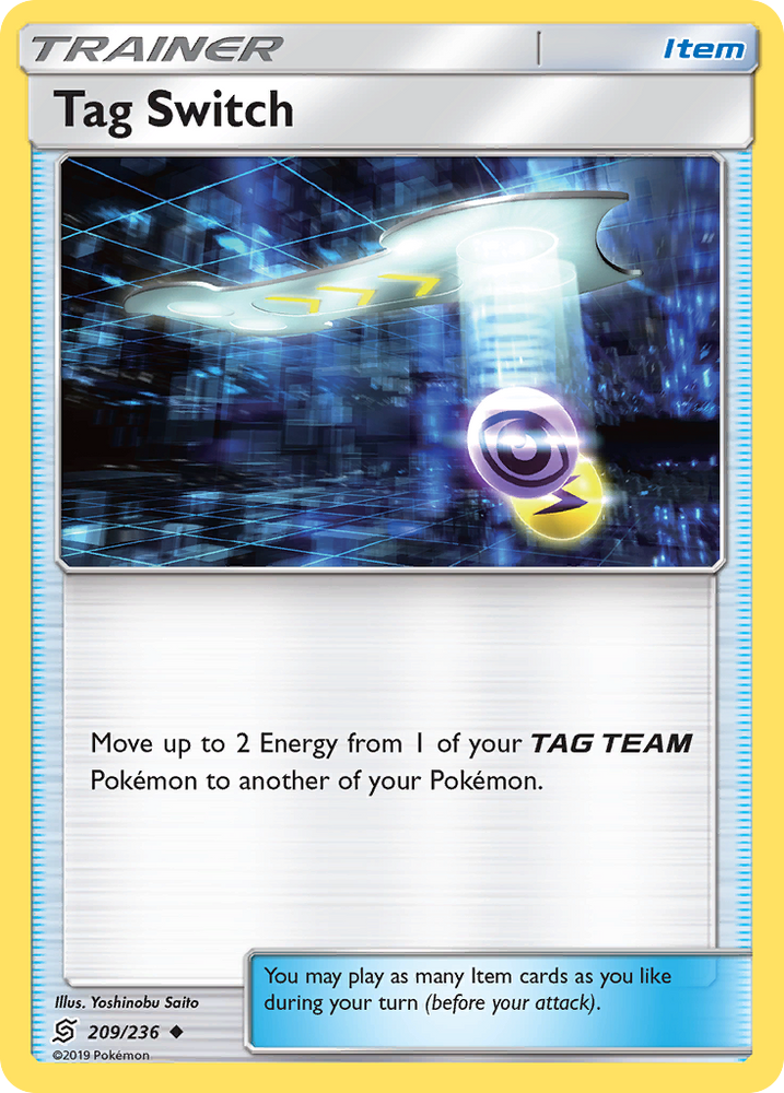 Pokemon | Tag Switch (209/236) [Sun & Moon: Unified Minds] | The Nerd Merchant