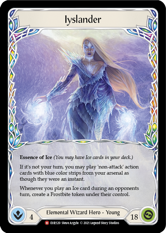 Flesh and Blood TCG | Iyslander [EVR120] (Everfest)  1st Edition Rainbow Foil | The Nerd Merchant