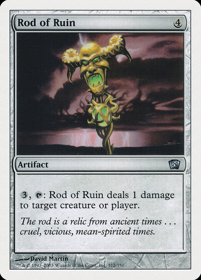 Magic | Rod of Ruin [Eighth Edition] | The Nerd Merchant