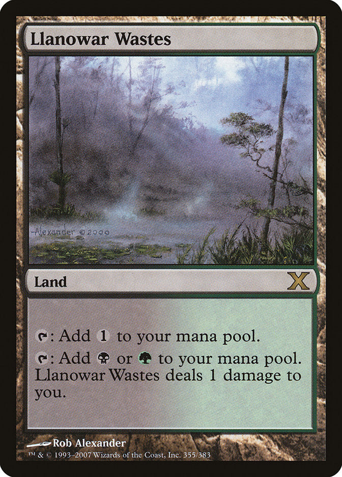 Magic | Llanowar Wastes [Tenth Edition] | The Nerd Merchant