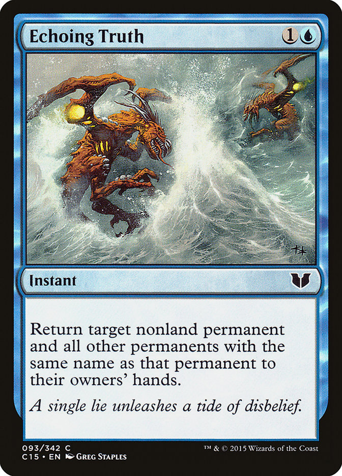 Magic | Echoing Truth [Commander 2015] | The Nerd Merchant