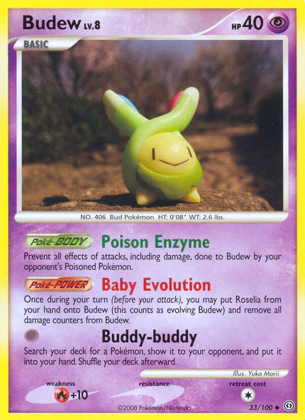 Pokemon | Budew (33/100) [Diamond & Pearl: Stormfront] | The Nerd Merchant
