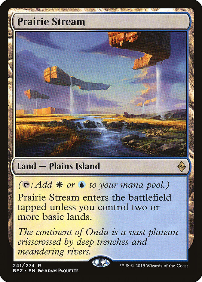 Magic | Prairie Stream [Battle for Zendikar] | The Nerd Merchant