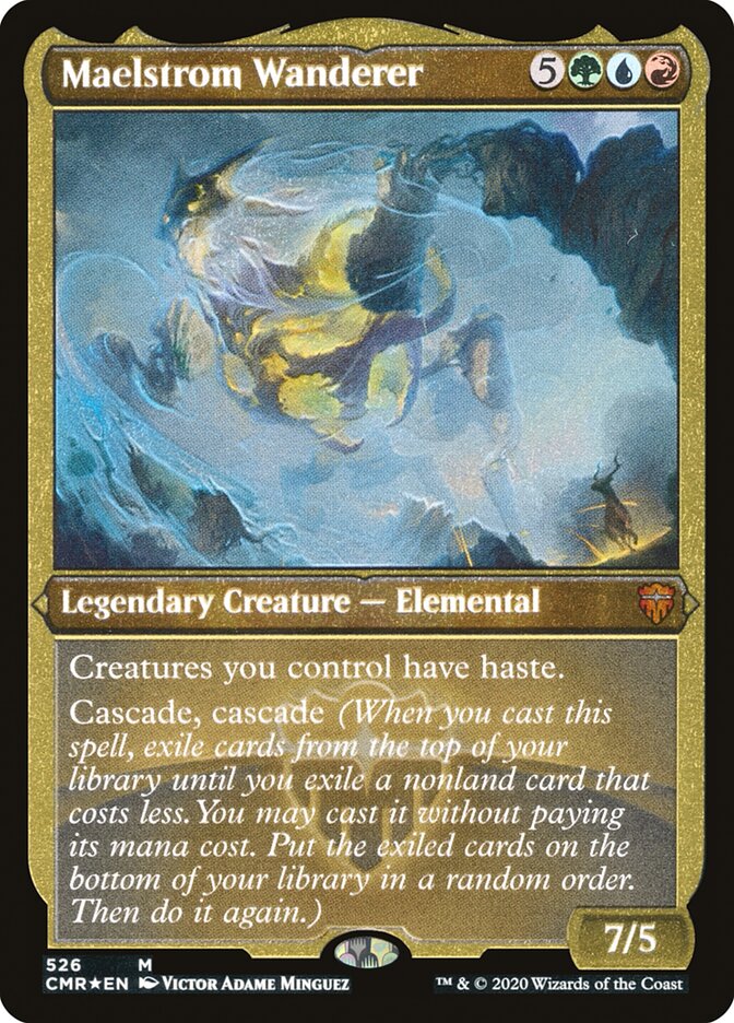 Magic | Maelstrom Wanderer (Etched) [Commander Legends] | The Nerd Merchant