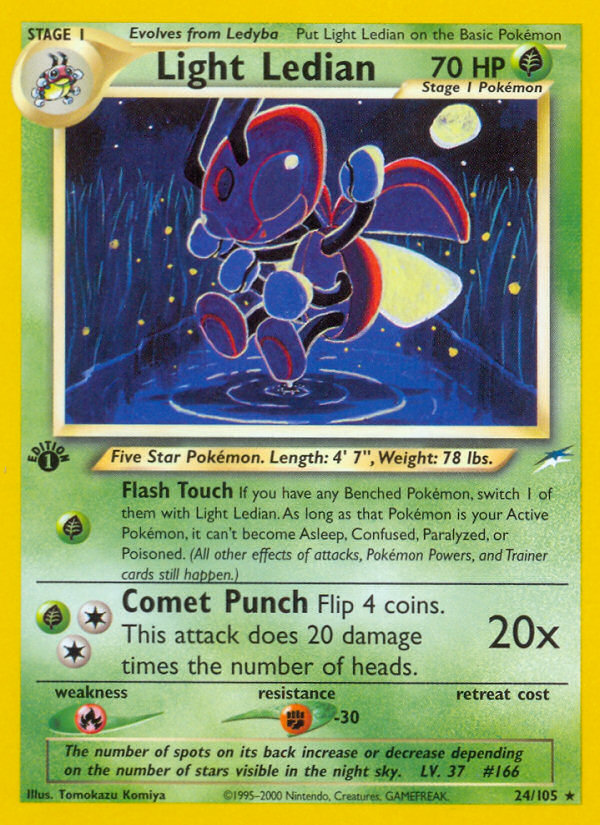 Pokemon | Light Ledian (24/105) [Neo Destiny 1st Edition] | The Nerd Merchant