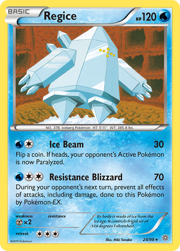 Pokemon | Regice (24/98) [XY: Ancient Origins] | The Nerd Merchant