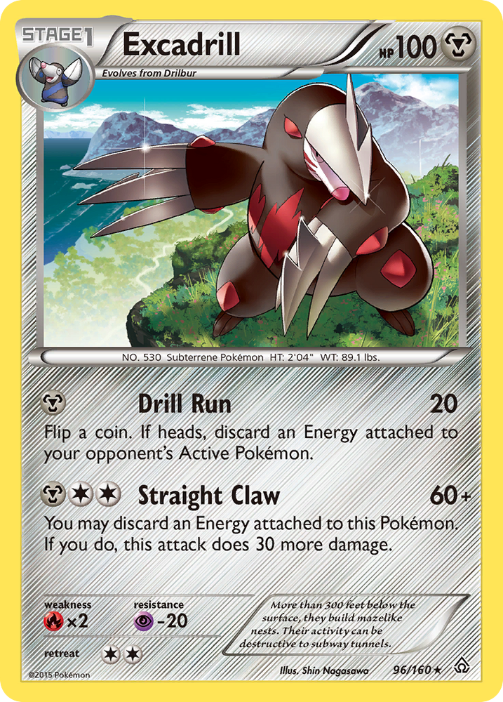 Pokemon | Excadrill (96/160) [XY: Primal Clash] | The Nerd Merchant