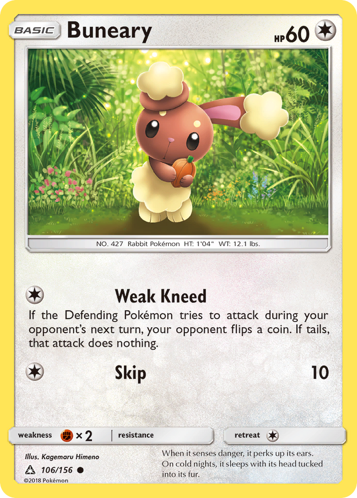 Pokemon | Buneary (106/156) [Sun & Moon: Ultra Prism] | The Nerd Merchant