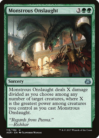 Magic | Monstrous Onslaught [Aether Revolt] | The Nerd Merchant