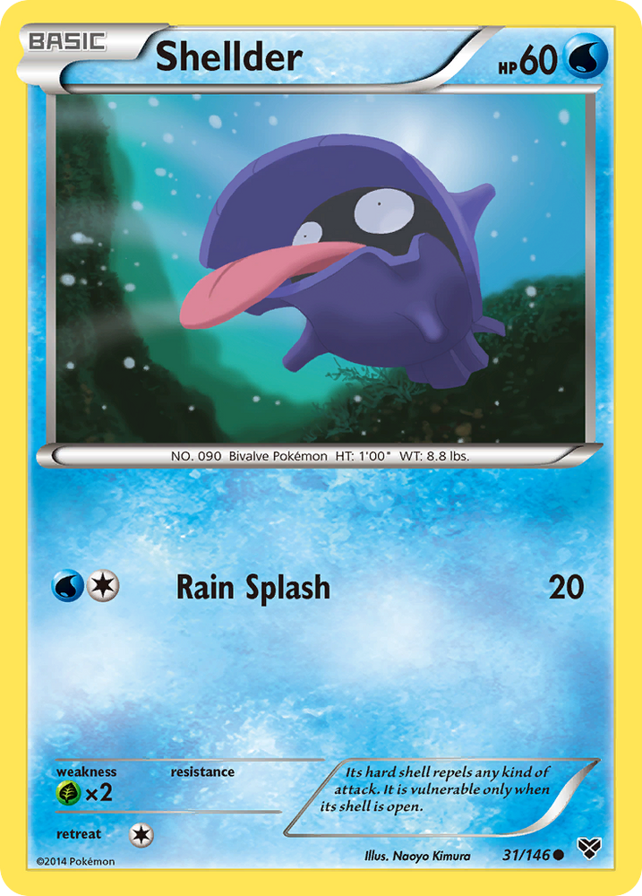 Pokemon | Shellder (31/146) [XY: Base Set] | The Nerd Merchant