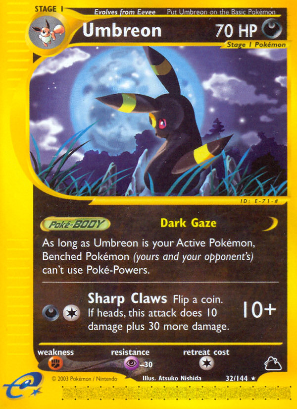 Pokemon | Umbreon (32/144) [Skyridge] | The Nerd Merchant