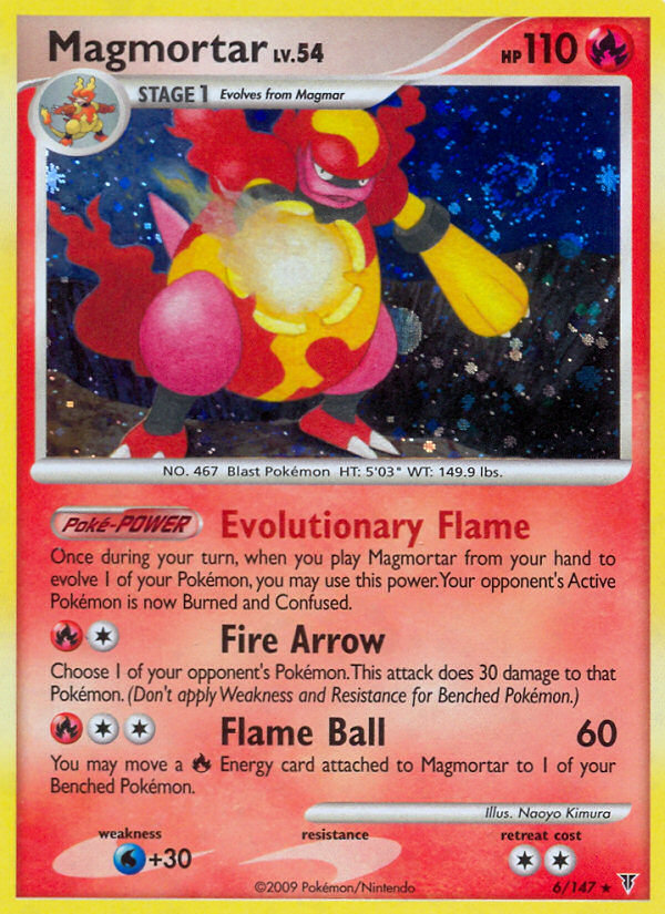 Pokemon | Magmortar (6/147) [Platinum: Supreme Victors] | The Nerd Merchant