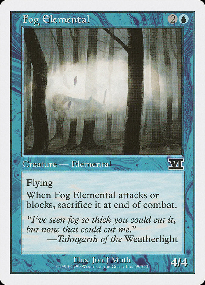 Magic | Fog Elemental [Classic Sixth Edition] | The Nerd Merchant