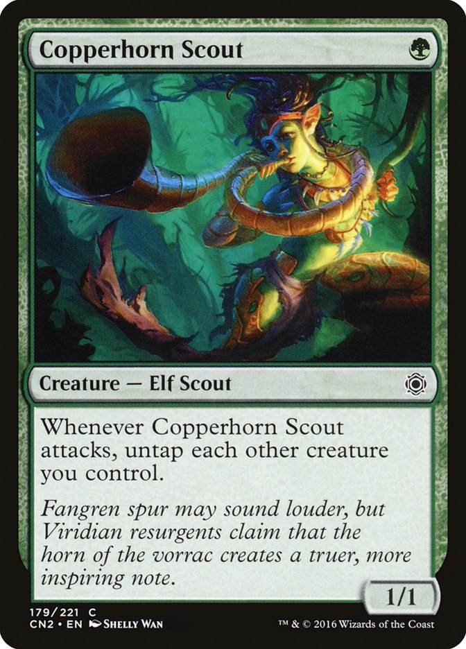Magic | Copperhorn Scout [Conspiracy: Take the Crown] | The Nerd Merchant