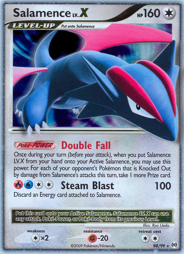 Pokemon | Salamence LV.X (98/99) [Platinum: Arceus] | The Nerd Merchant