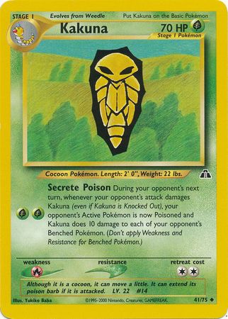 Pokemon | Kakuna (41/75) [Neo Discovery Unlimited] | The Nerd Merchant