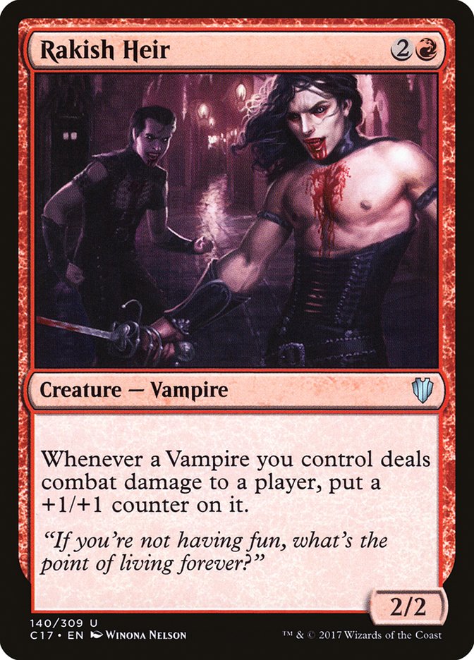 Magic | Rakish Heir [Commander 2017] | The Nerd Merchant