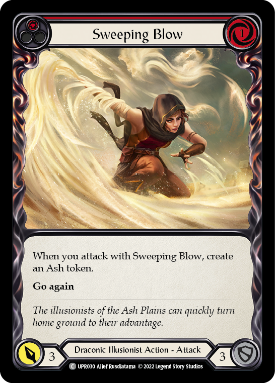 Flesh and Blood TCG | Sweeping Blow (Red) [UPR030] (Uprising)  Rainbow Foil | The Nerd Merchant