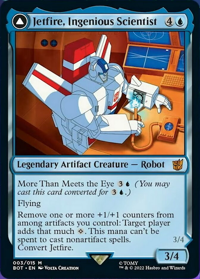 Magic | Jetfire, Ingenious Scientist // Jetfire, Air Guardian [Transformers] | The Nerd Merchant