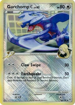 Pokemon | Garchomp C (60/147) (League Promo) [Platinum: Supreme Victors] | The Nerd Merchant