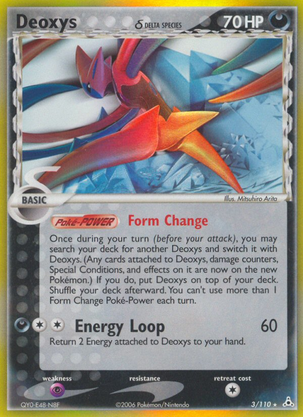 Pokemon | Deoxys (3/110) (Delta Species) [EX: Holon Phantoms] | The Nerd Merchant