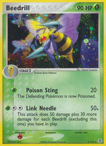 Pokemon | Beedrill (1/112) [EX: FireRed & LeafGreen] | The Nerd Merchant