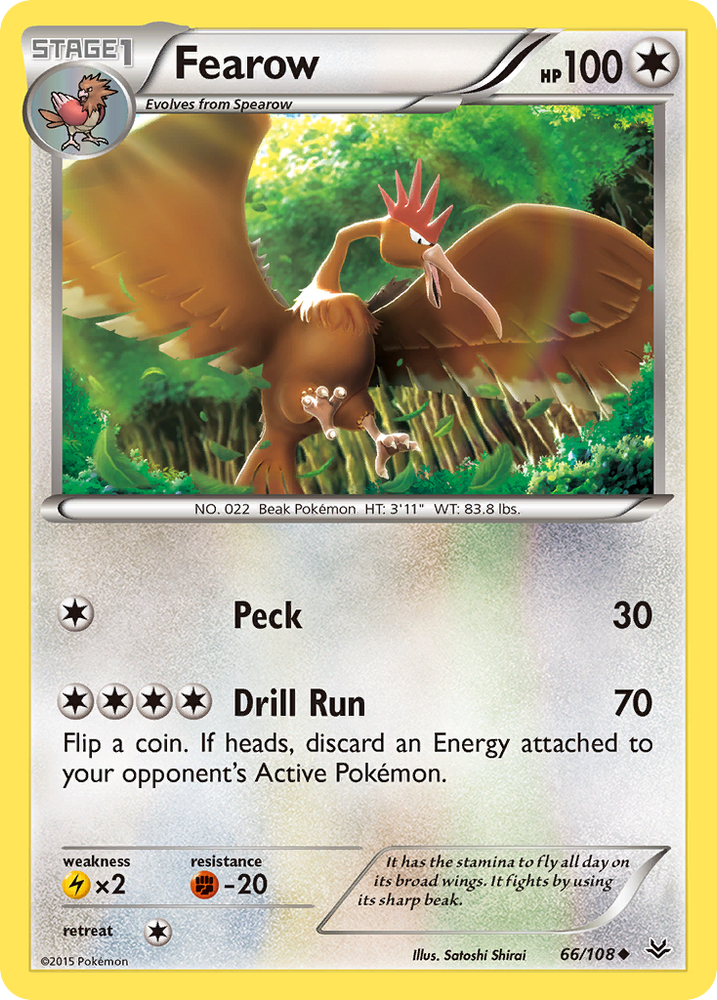 Pokemon | Fearow (66/108) [XY: Roaring Skies] | The Nerd Merchant