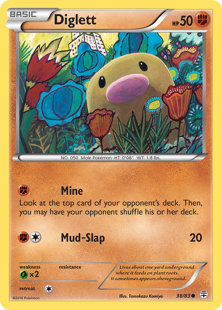 Pokemon | Diglett (38/83) [XY: Generations] | The Nerd Merchant
