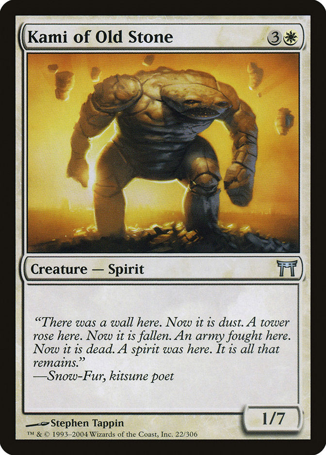 Magic | Kami of Old Stone [Champions of Kamigawa] | The Nerd Merchant