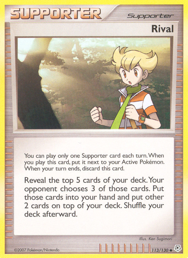 Pokemon | Rival (113/130) [Diamond & Pearl: Base Set] | The Nerd Merchant