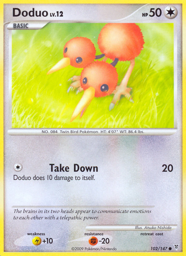 Pokemon | Doduo (102/147) [Platinum: Supreme Victors] | The Nerd Merchant