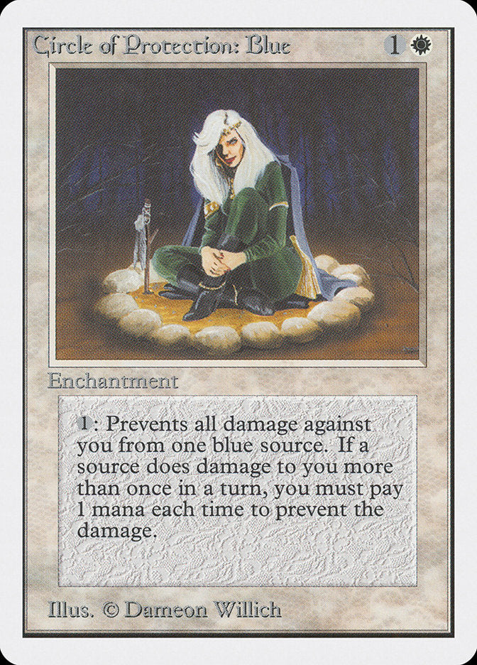 Magic | Circle of Protection: Blue [Unlimited Edition] | The Nerd Merchant