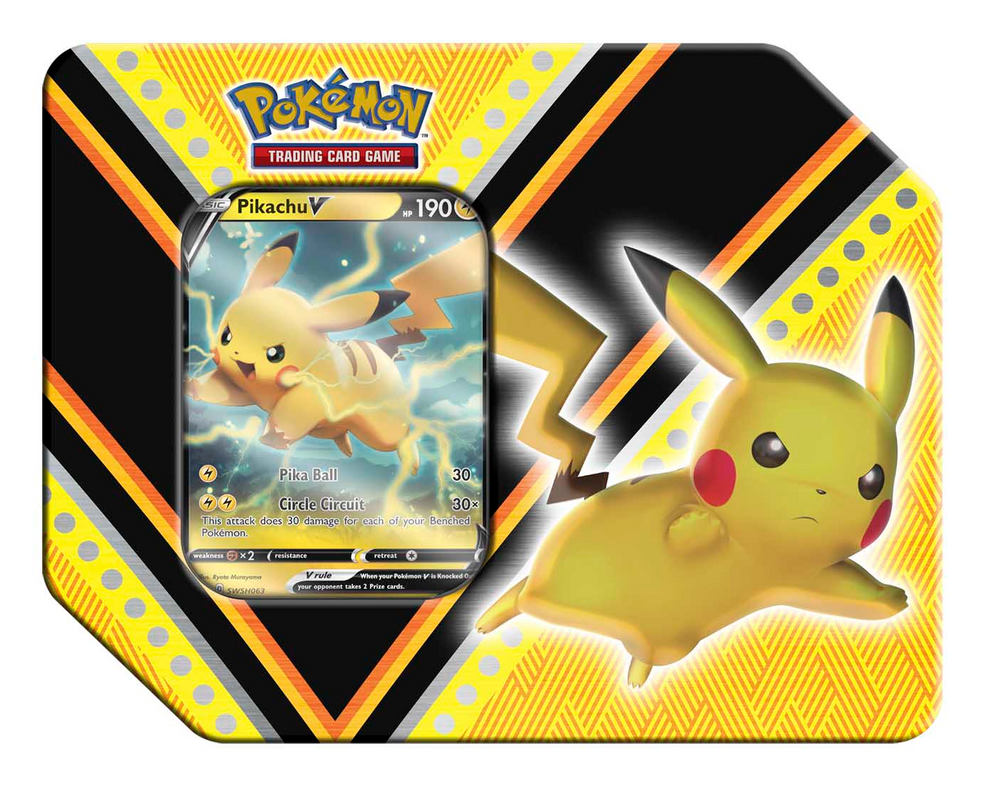 Sword & Shield - V Powers Tin (Pikachu V)