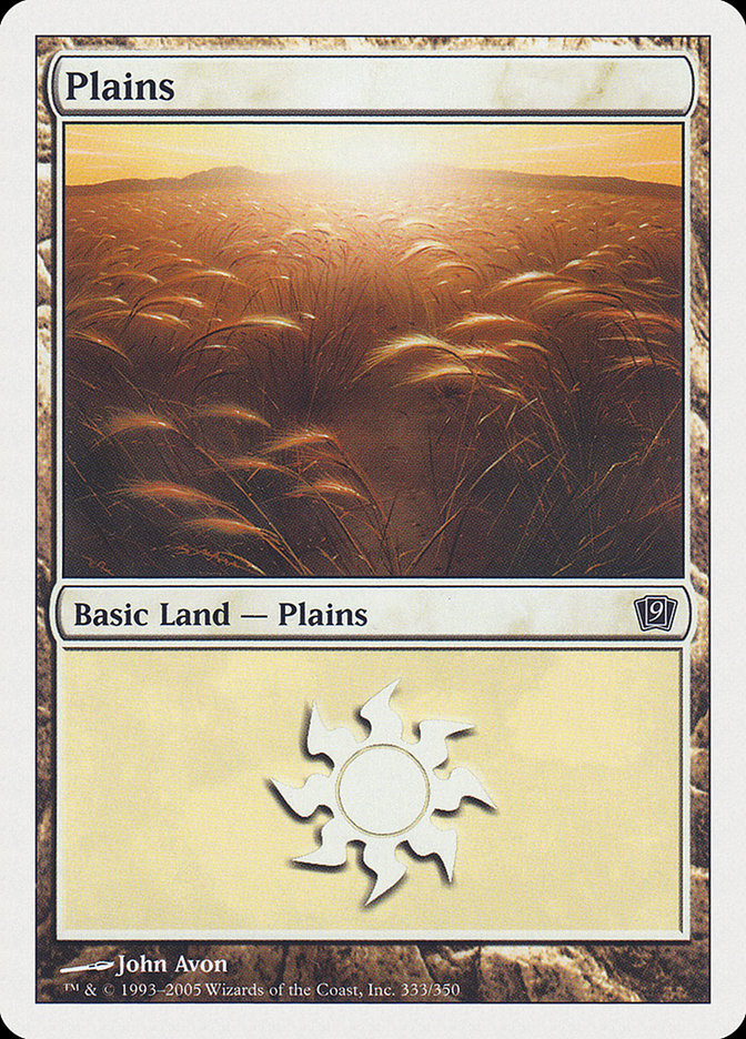Magic | Plains (333) [Ninth Edition] | The Nerd Merchant