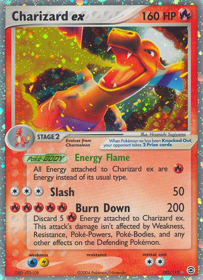 Pokemon | Charizard ex (105/112) [EX: FireRed & LeafGreen] | The Nerd Merchant