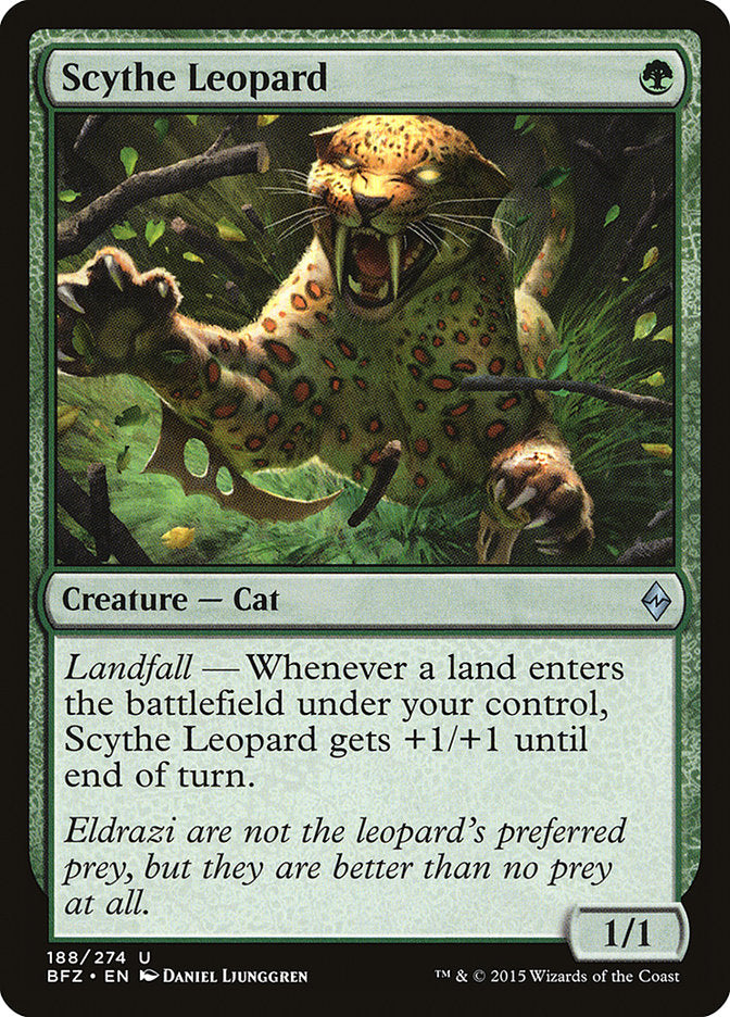Magic | Scythe Leopard [Battle for Zendikar] | The Nerd Merchant
