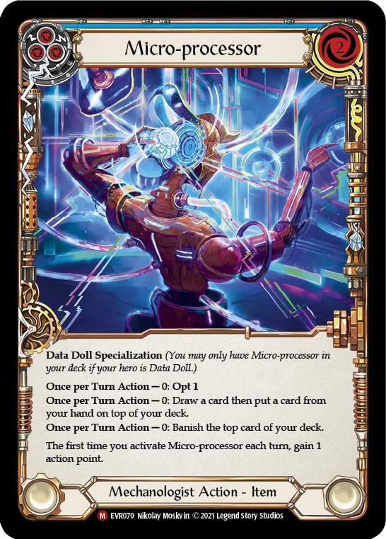 Flesh and Blood TCG | Micro-processor [EVR070] (Everfest)  1st Edition Normal | The Nerd Merchant