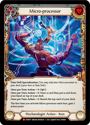 Flesh and Blood TCG | Micro-processor [EVR070] (Everfest)  1st Edition Rainbow Foil | The Nerd Merchant