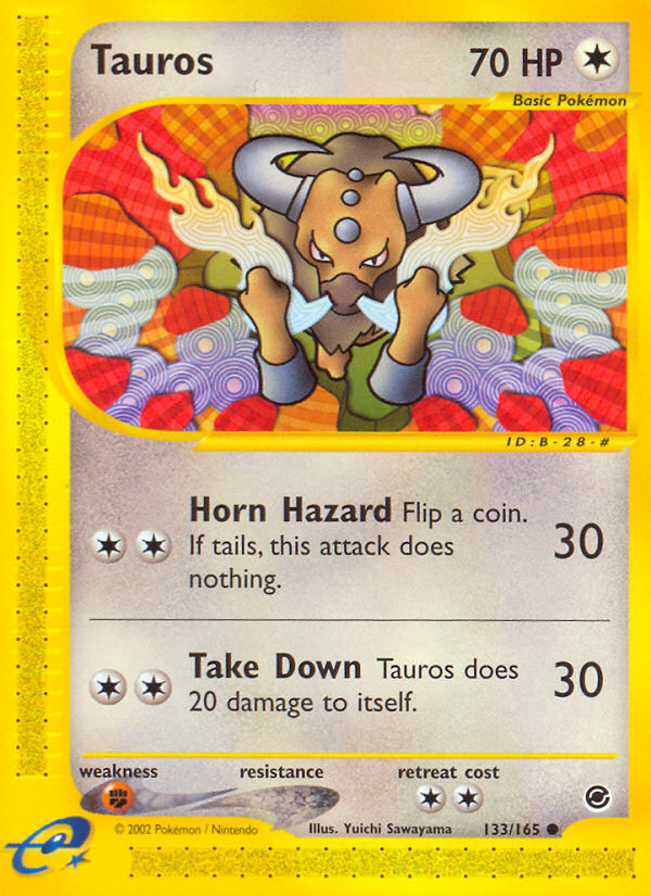 Pokemon | Tauros (133/165) [Expedition: Base Set] | The Nerd Merchant
