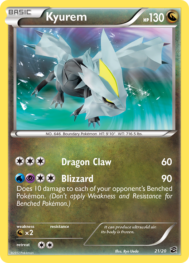 Pokemon | Kyurem (21/20) [Black & White: Dragon Vault] | The Nerd Mechant