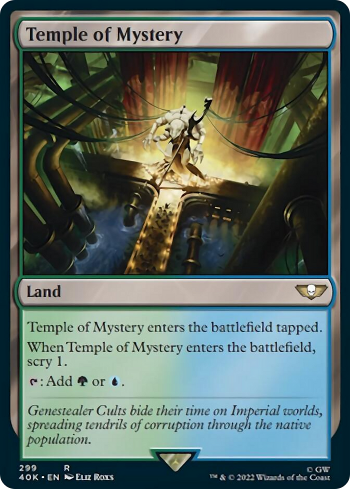 Magic | Temple of Mystery (Surge Foil) [Warhammer 40,000] | The Nerd Merchant