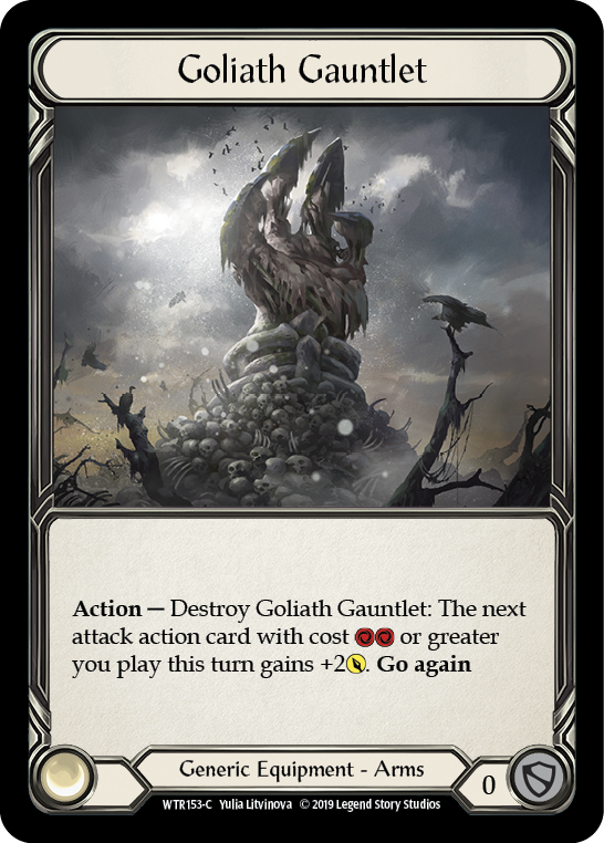 Flesh and Blood TCG | Goliath Gauntlet [WTR153-C] (Welcome to Rathe)  Alpha Print Normal | The Nerd Merchant