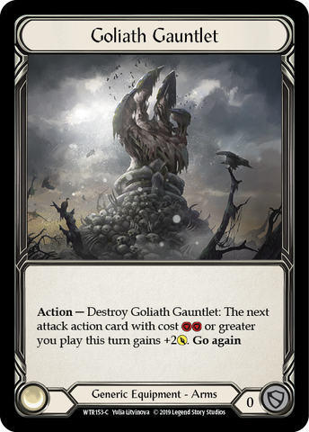Flesh and Blood TCG | Goliath Gauntlet [WTR153-C] (Welcome to Rathe)  Alpha Print Normal | The Nerd Merchant